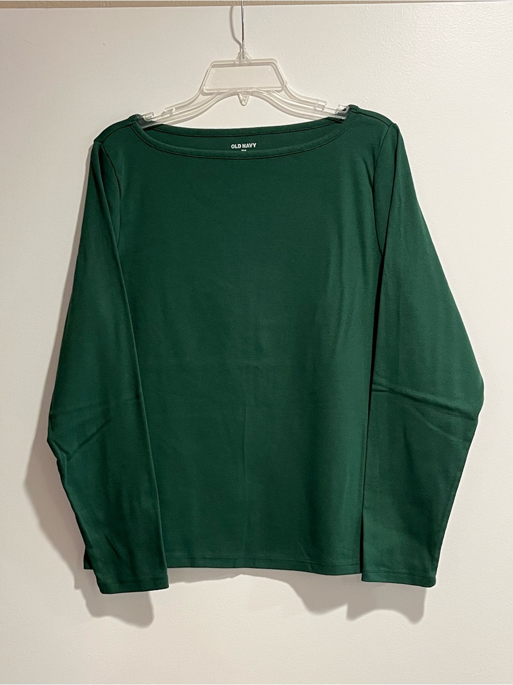 Old Navy Snug Boat Neck Long Sleeve Top